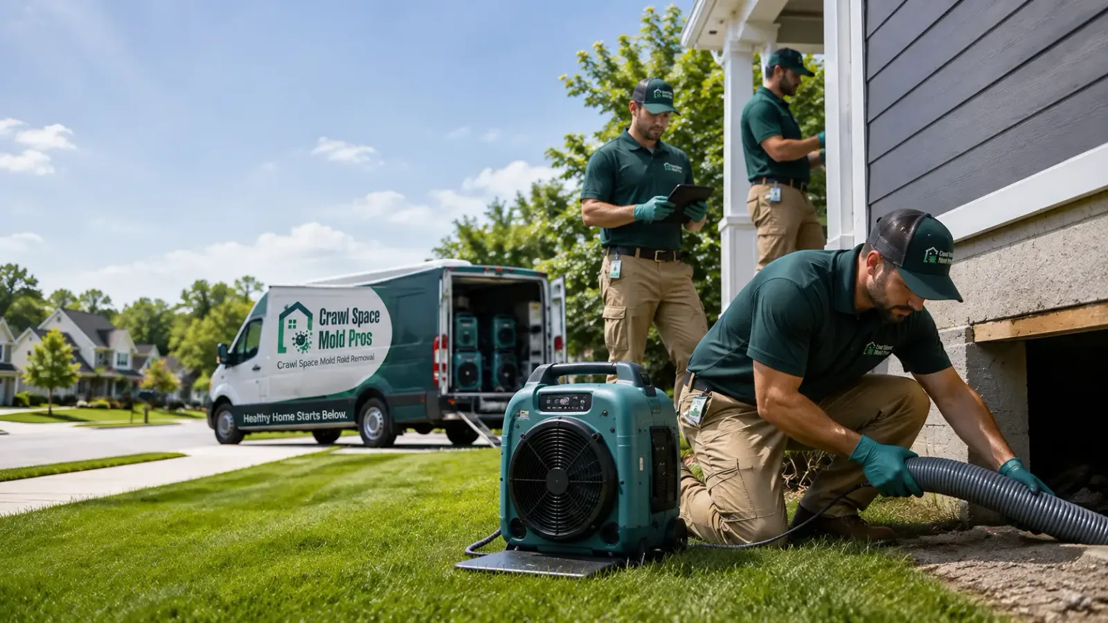 Crawl Space Mold Removal in Trout Lake, MI